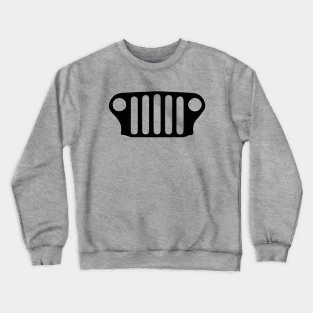 Jeep Grille Crewneck Sweatshirt by thriftjd